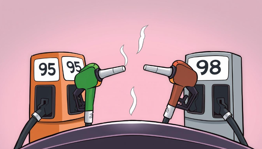 can you mix 95 and 98 petrol