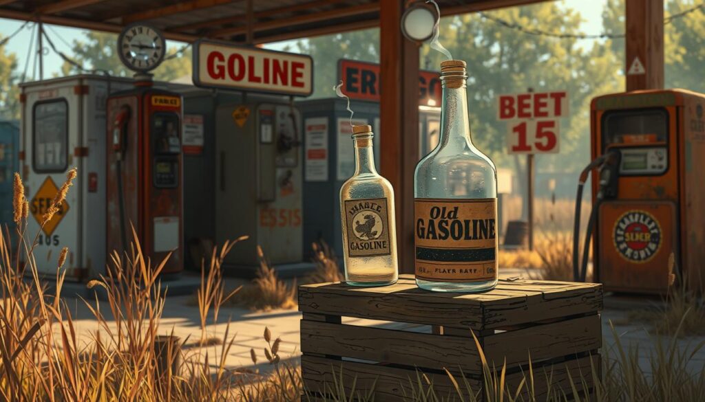 old gasoline